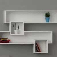 استند چوبی|کتابخانه، شلف، قفسه‌های دیواری|شیراز, دارالرحمه|دیوار