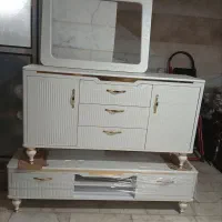 ست میزTvو آینه کنسول|بوفه، ویترین، کنسول|اردبیل, |دیوار