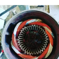 سیم پیچی الکتروموتور دینام پمپ آب تکفاز و سه فاز