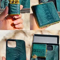 فندک چرم طبیعی و جا سیگاری چرم طبیعی