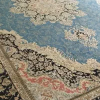 ۲عدد فرش ماشینی فرهی با تراکم بالا و نخ  ابریشم