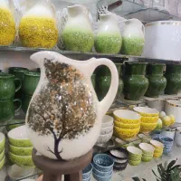 پارچ سرامیکی سرامیک رنگی سفالی آبنما دیوارکوب یشم|ظروف سرو و پذیرایی|قم, نیروگاه|دیوار