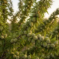 نهال بادام اصلاح‌شده با باردهی عالی|خدمات باغبانی و درختکاری|هشترود, |دیوار