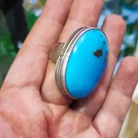 انگشتر فیروزه کلکسیونی دستساز|جواهرات|کرمانشاه, |دیوار