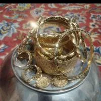 110گرم طلا)گوشواره دستبند النگوگردنبند(|جواهرات|تربت‌حیدریه, باغ سلطانی|دیوار