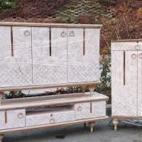 ست کنسول با اینه گرد