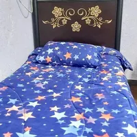 تخت خواب تک نفره فلزی و چوب