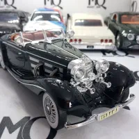 ماکت بنز کالسکه ای چراغدار فلزی