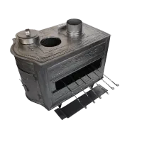 بخاری هیزمی جدید ورق طرحدار با سه کارایی|بخاری، هیتر، شومینه|اراک, |دیوار