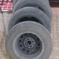 چهارعدد لاستیک در حد نو|قطعات یدکی و لوازم جانبی|باوی, |دیوار