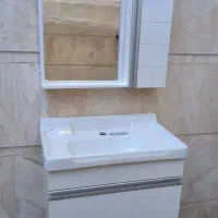 روشویی کابینتی تمام pvcست کامل تولیدی|لوازم سرویس بهداشتی|یزد, |دیوار