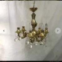 ۳ عدد لوستر طلایی ۶ شعله