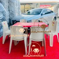 صندلی پلاستیکی  باغی کافه طرح سامان