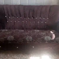 فروش مبل دسته دوم در حد نو با میز عسلی هفت نفر|مبلمان خانگی و میز عسلی|اردکان, |دیوار