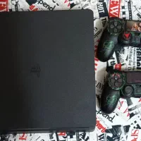 ps4اسلیم دودسته 1 ترابایت|کنسول، بازی ویدئویی و آنلاین|خرم‌آباد, |دیوار