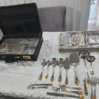 سرویس قاشق چنگال ۸۴ پارچه AMC Solingen آلمان اکبند