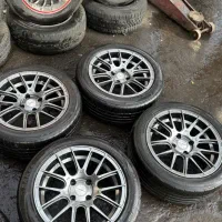 رینگ اسپورت شاخ گوزنی سایز ۱۶ ووسن با لاستیک|قطعات یدکی و لوازم جانبی|تبریز, |دیوار