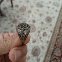انگشتر نقره طرح عثمانی