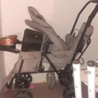 دوعددگهواره سنتی ویک کالسکه کودک