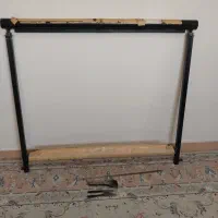 دار قالی پایه متحرک در حد نو