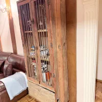 بوفه انتیک چوب اصل هندی لنج