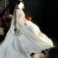 لباس عروس سنگدوزی شده