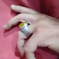 انگشتر عقیق زرد