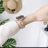 بند اسمارت واچ استیل نگین دار زنانه