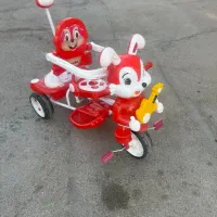 فروش ۳چرخ رابیت،قرمز سفید درحدنو