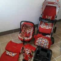 کالیسکه کودک با لوازم
