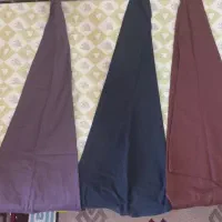 مقنعه رنگی بروجردی سایز ۹۰ و چادر کرپ مشکی