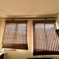 پرده حصیری حصیر هندی اماده نصب