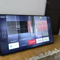 تلویزیون Gplus 55 4k پنل شکسته