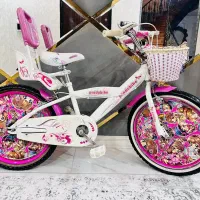 دوچرخه سایز ۲۰ دخترانه صورتی کاملا مرتب|دوچرخه، اسکیت، اسکوتر|محمدشهر, همایون ویلا|دیوار