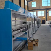 کارخانه قفسه دوطرفه یخچال بیدر پرده هوا چک اوت