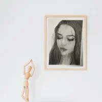 تابلو سیاه قلم