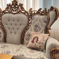 مبل ۹نفره با میز غذاخوری ۶نفره تمیز