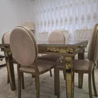 میز ناهارخوری لوکس فلزی سفارشی