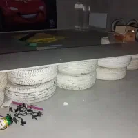 لاستیک تمیز رنگ شده