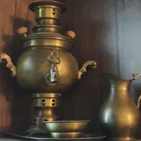 سماور دکوری برنجی