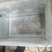 ۲عدد آکواریوم شیشه خم