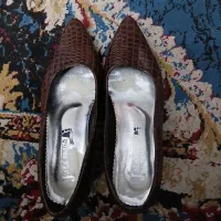 کفش پوست ماری قهوه ای سایز۳۹