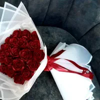 دسته گل روبانی زیبا