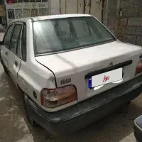 پراید صبا تصادفی مدل ۸۸ دوگانه شاسی شکسته