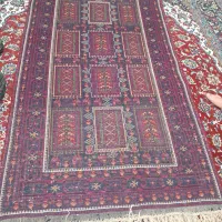 قالیچه|گلیم، جاجیم، گبه|نیشابور, رنج آباد|دیوار