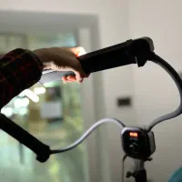 رینگ لایت ۲ شاخه - دابل آرم لایت|دوربین عکاسی و فیلم‌برداری|قزوین, |دیوار