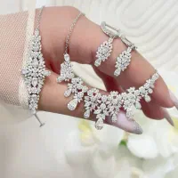 سرویس نقره جواهری عیناً طلا در بازار میدان نماز|جواهرات|تبریز, |دیوار