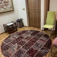 فرش دستبافت تیکه دوزی کلاژ چهل تیکه