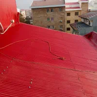 نقاشی ساختمان رنگ آمیزی حلب سقف.نقاشی درب ورودی