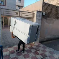 باربری اثاث خاور نیسان کارگر خالی یخچال کارگر تنها